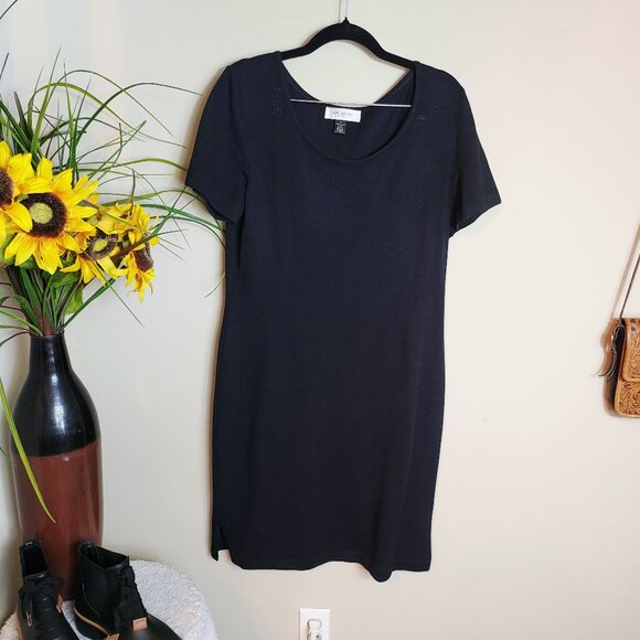 St. John Dresses & Skirts - St. John Vintage black knit dress